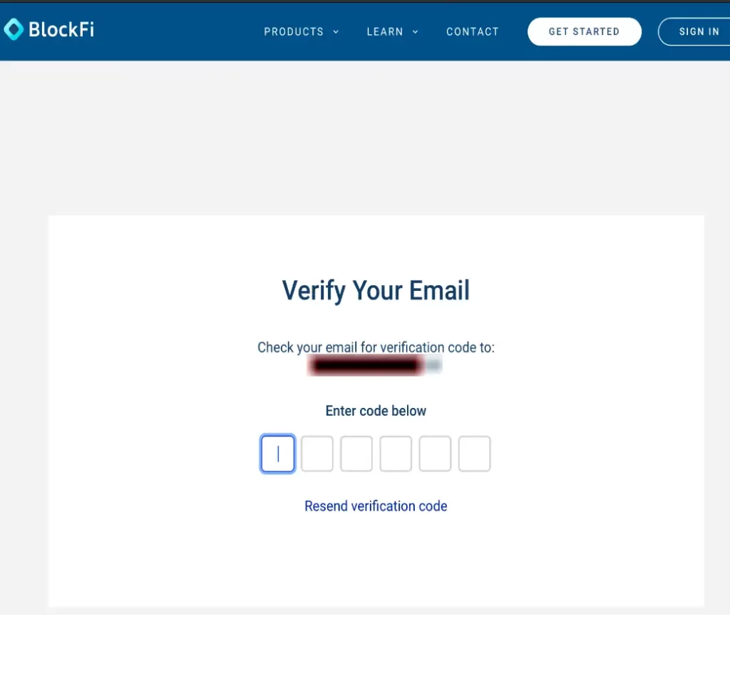 Verify your email